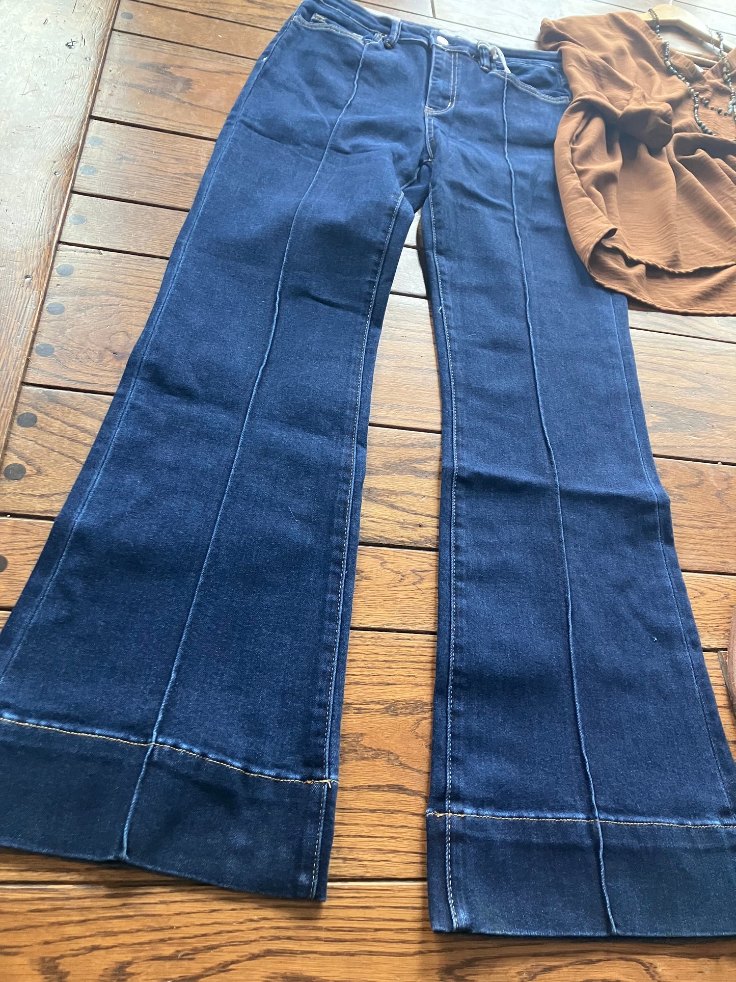 McEntire Trouser Hem Relaxed Flares 32" inseam