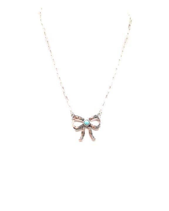 Turquoise Ribbon Necklace