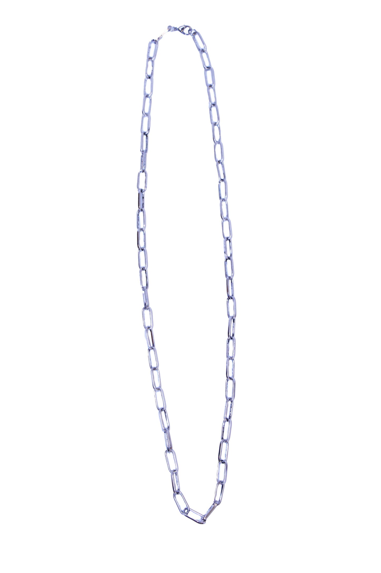 32" Multi-way Burnished Silver Chain