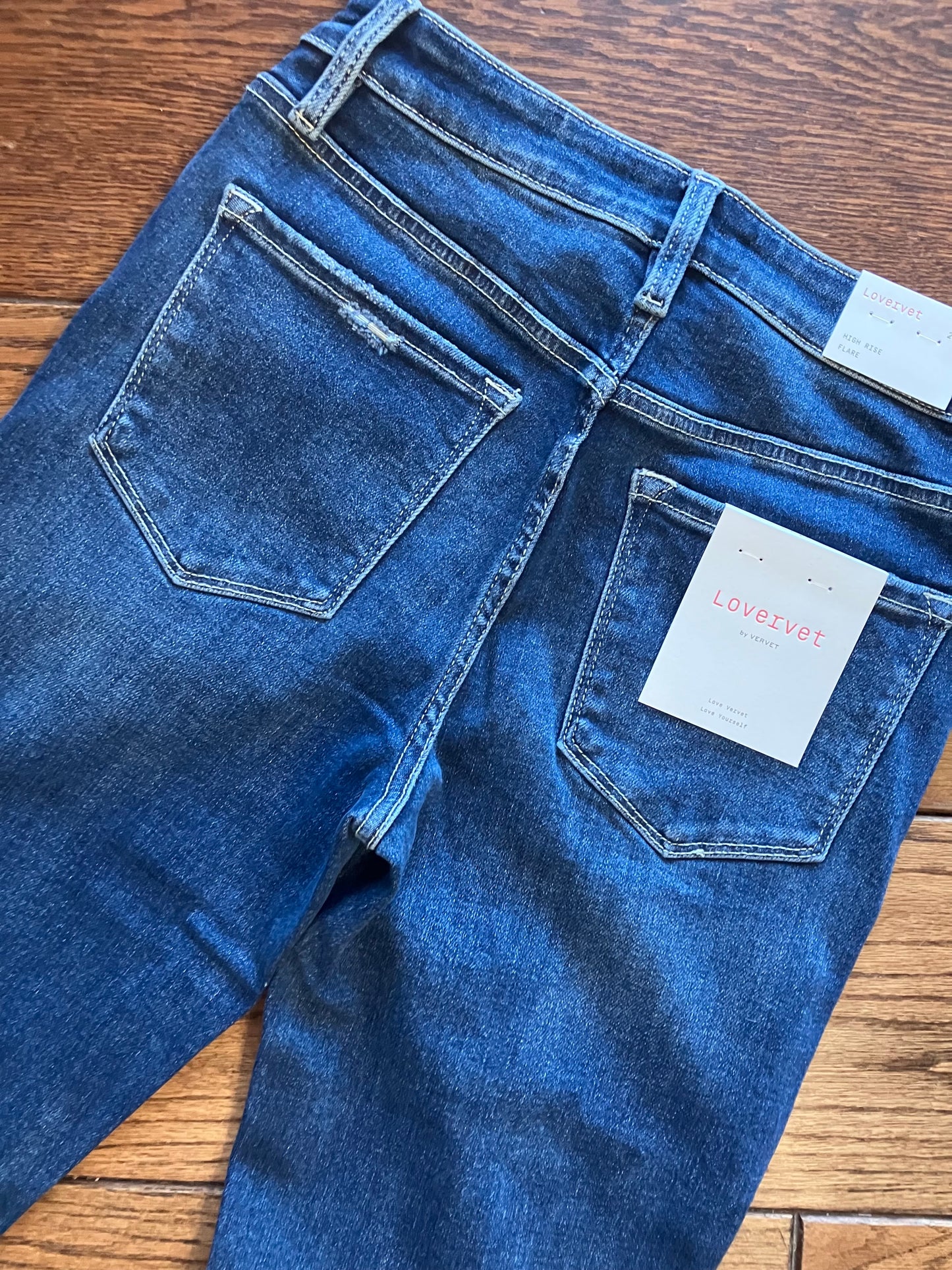 Flips High Rise Full Length Jeans
