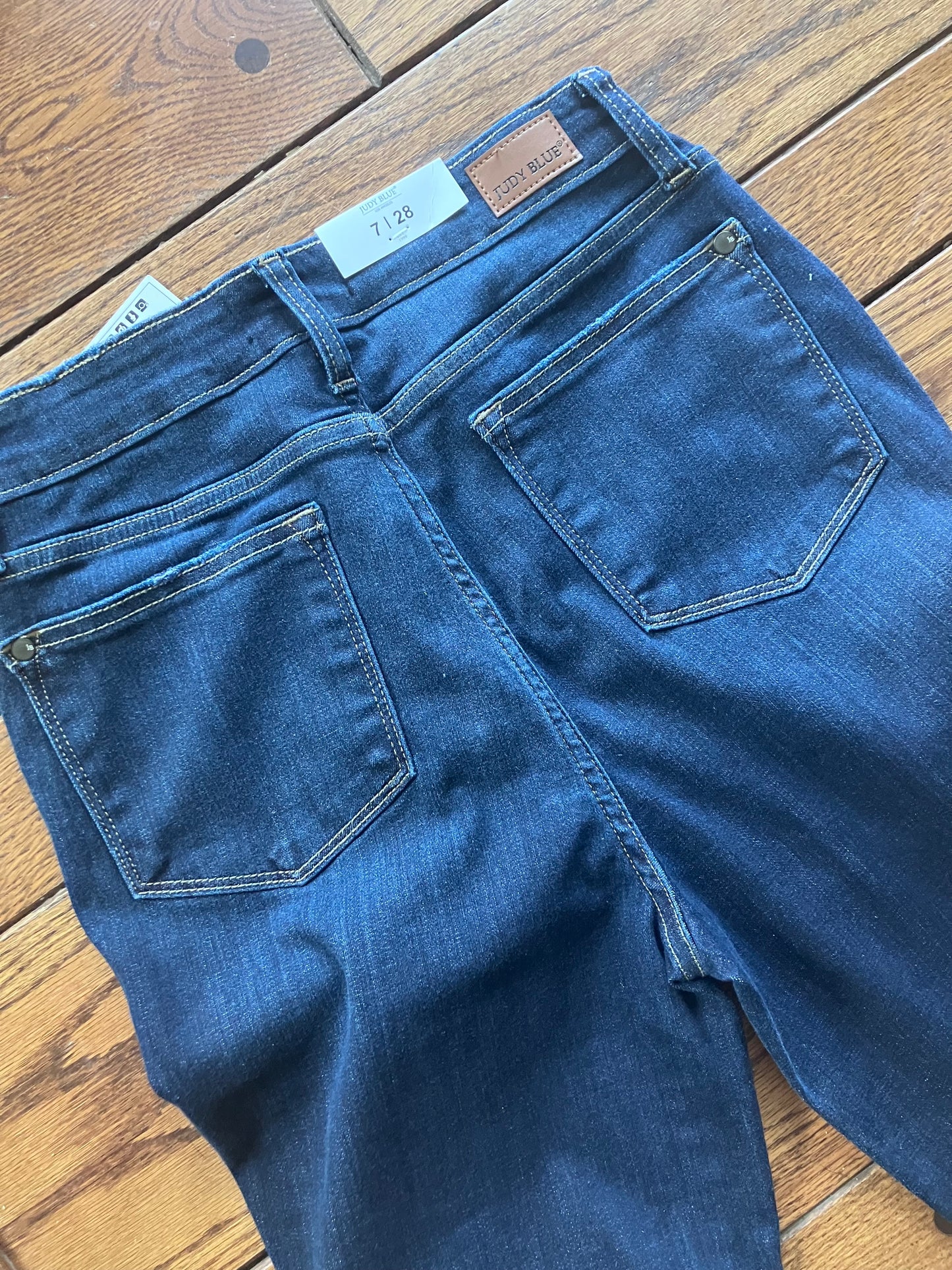Judy Blue High Waist Raw Hem Flare