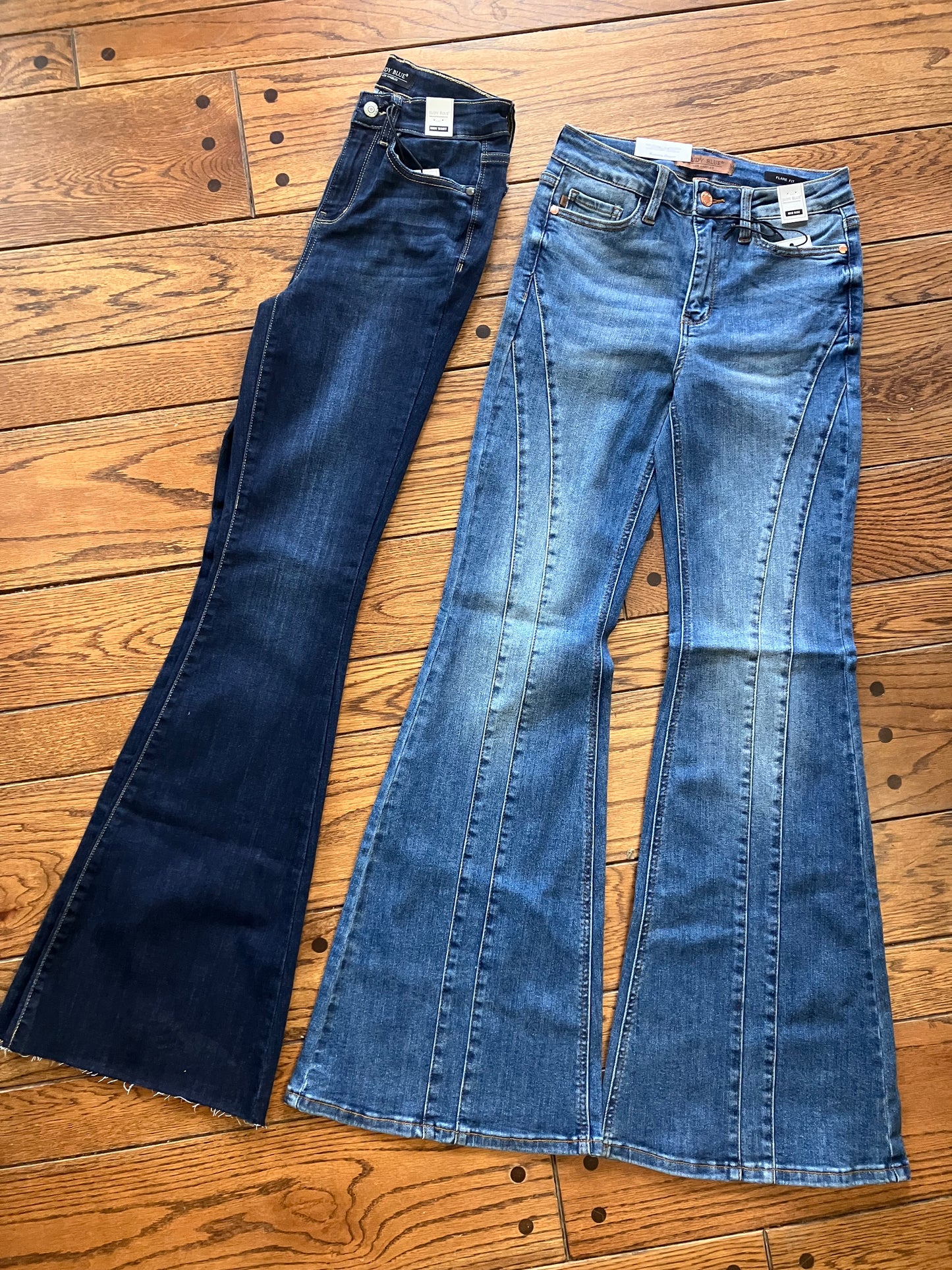 Judy Blue Jaqueline Flare with Double Angular Seam
