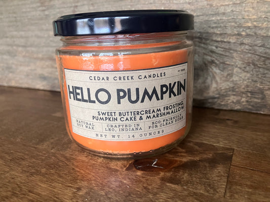 Hello Pumpkin Candle