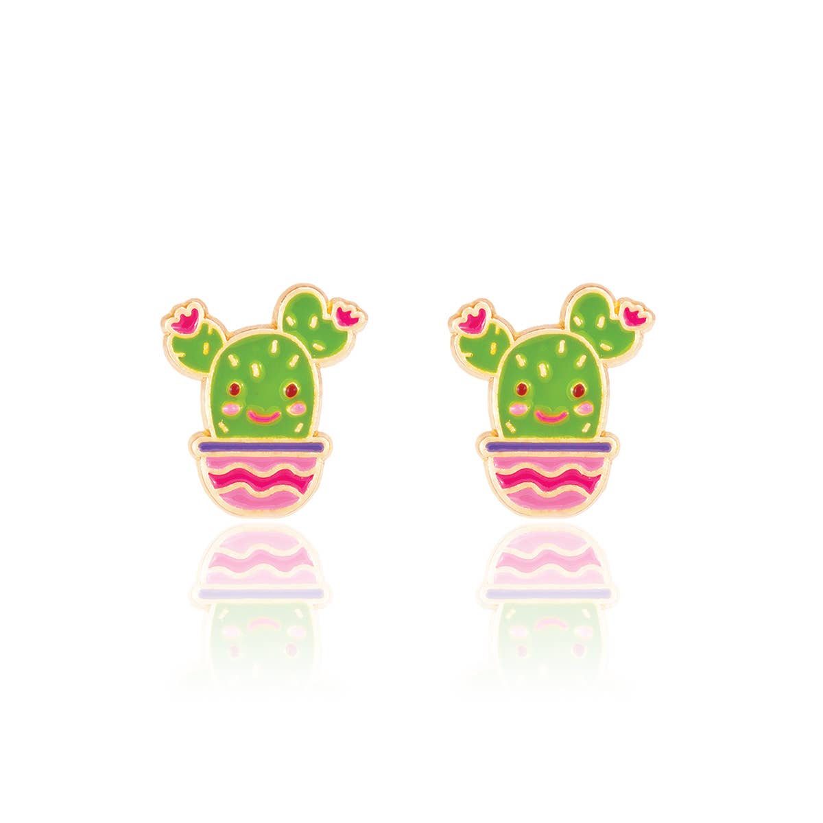 Cactus Cutie Stud Earrings