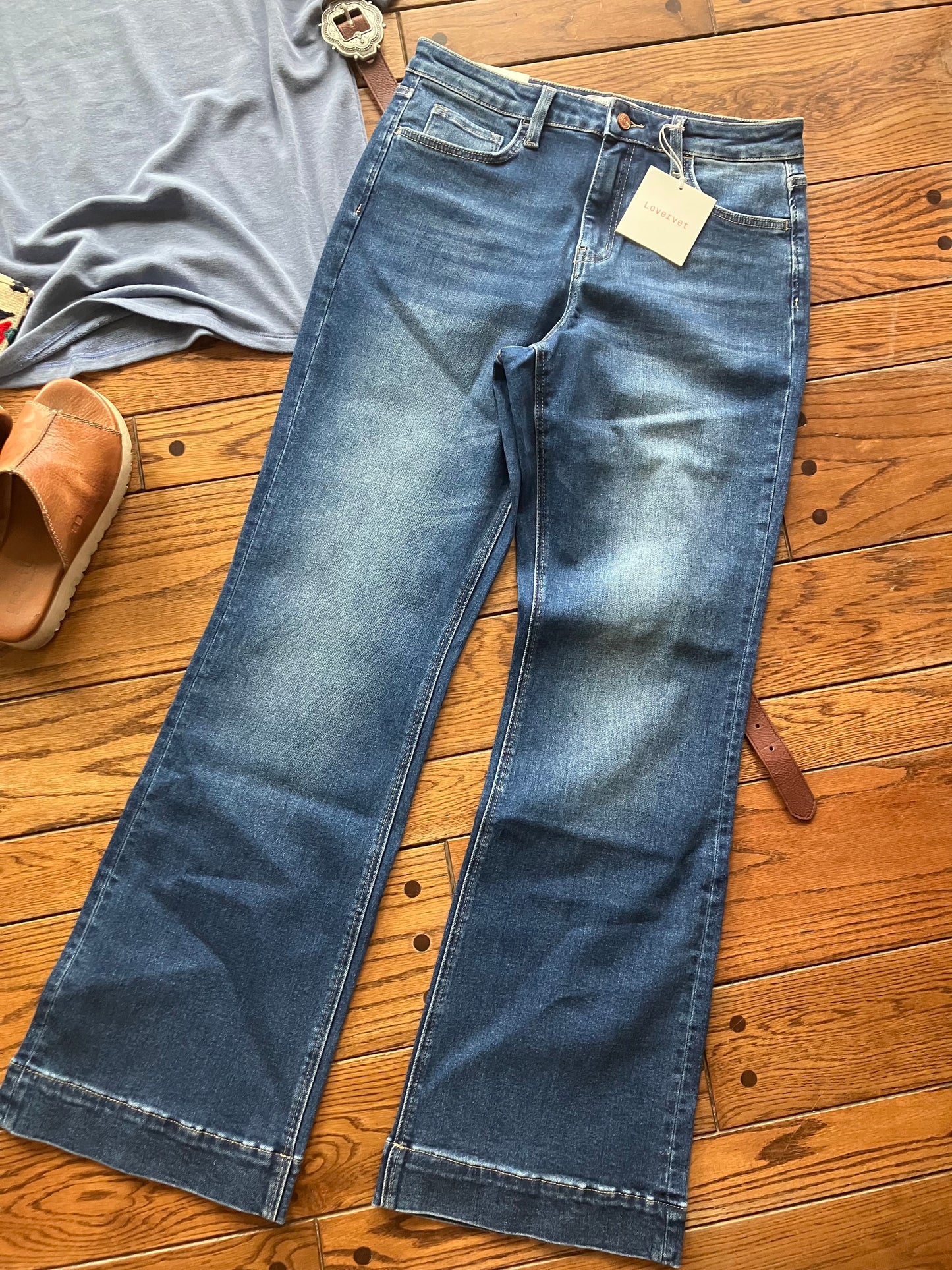 McEntire Trouser Hem Relaxed Flares 32" inseam