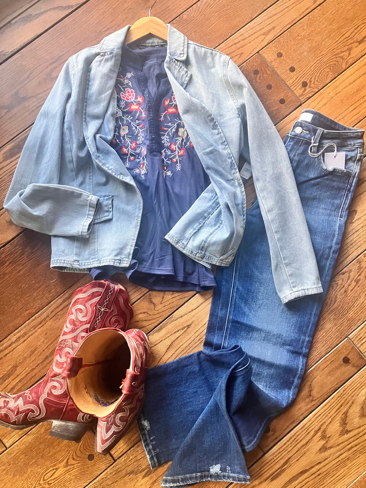 Denim Blazer - 2 Washes