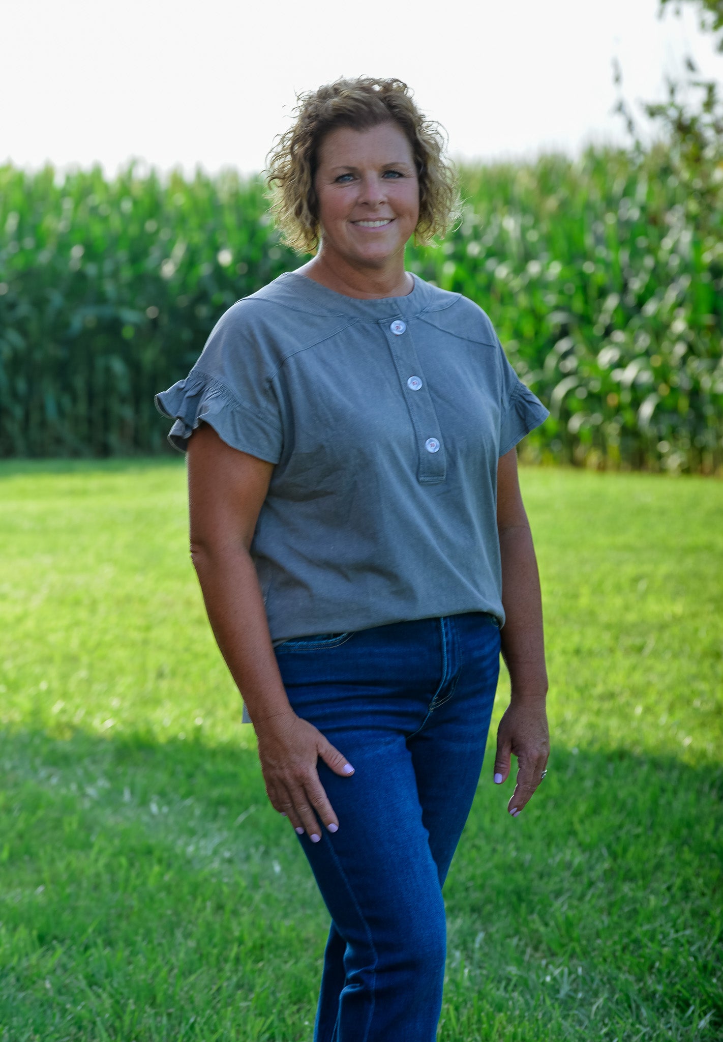 StoneCreek Button Top