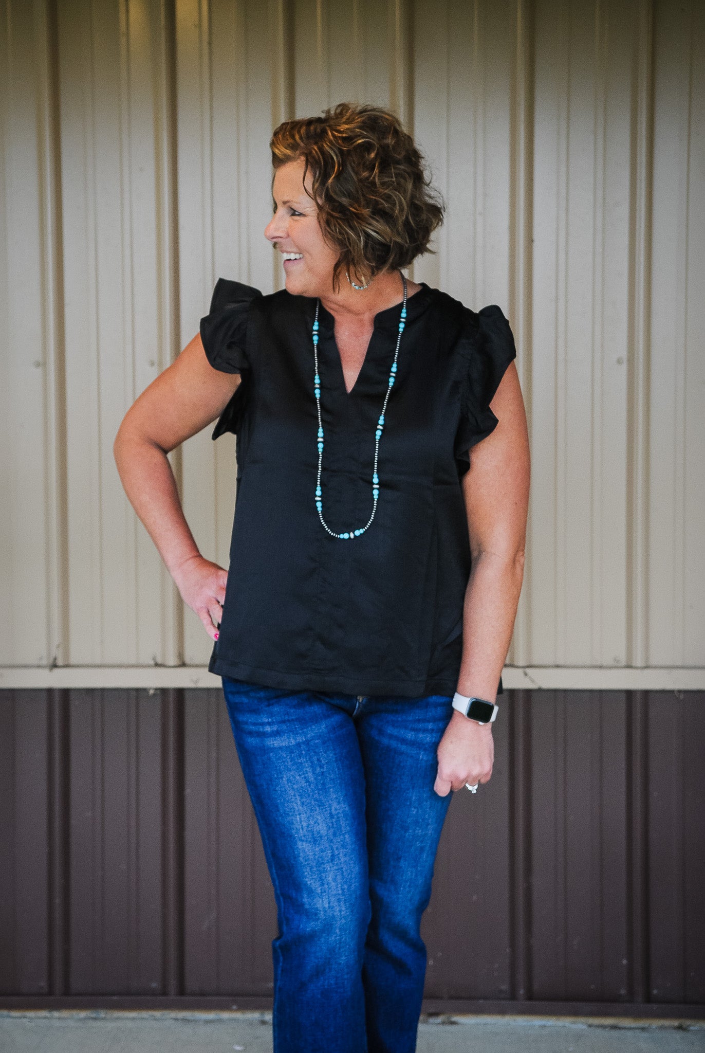 Satin Blouse Top
