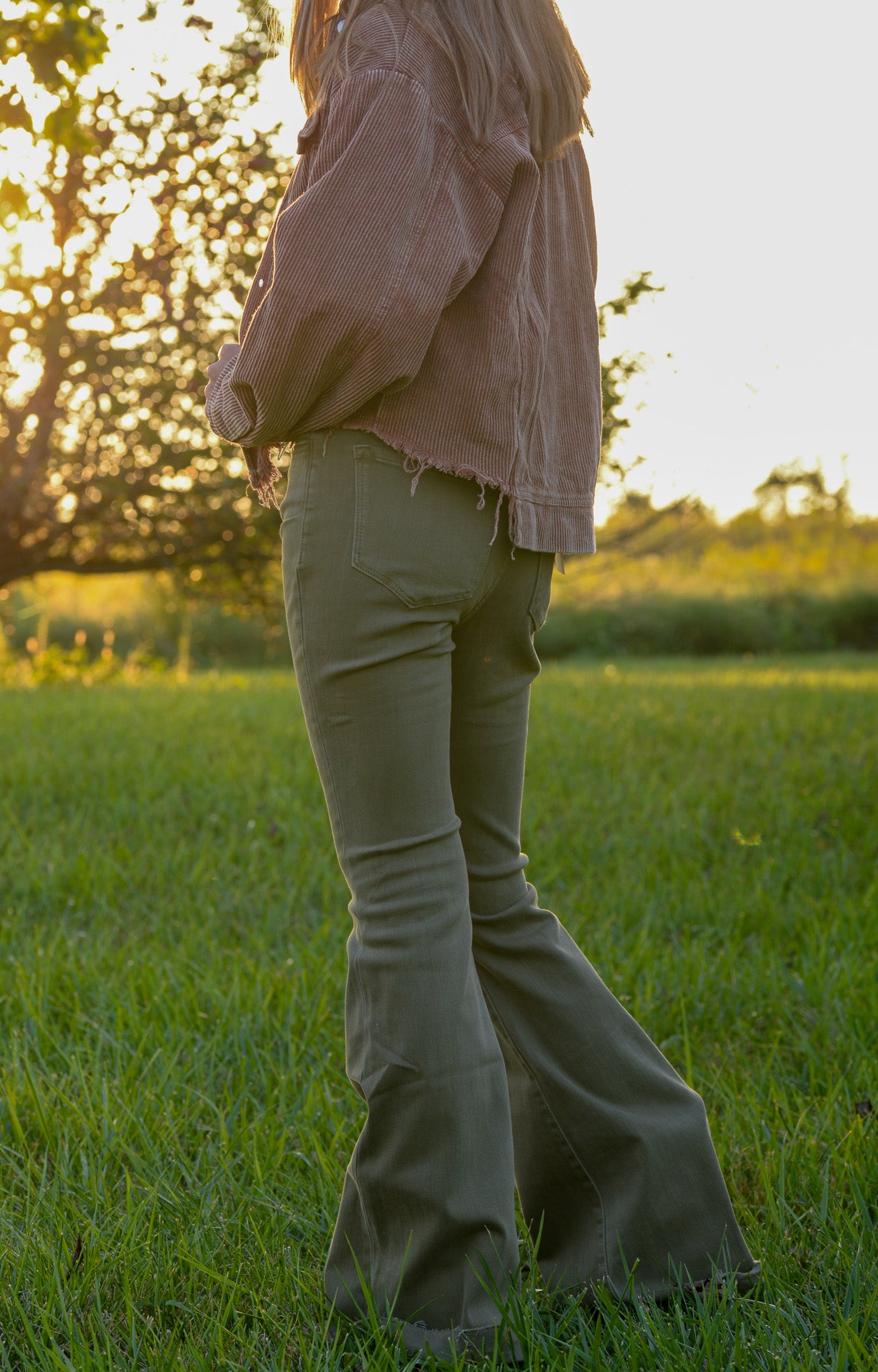 Geraldine Released Hem Flares