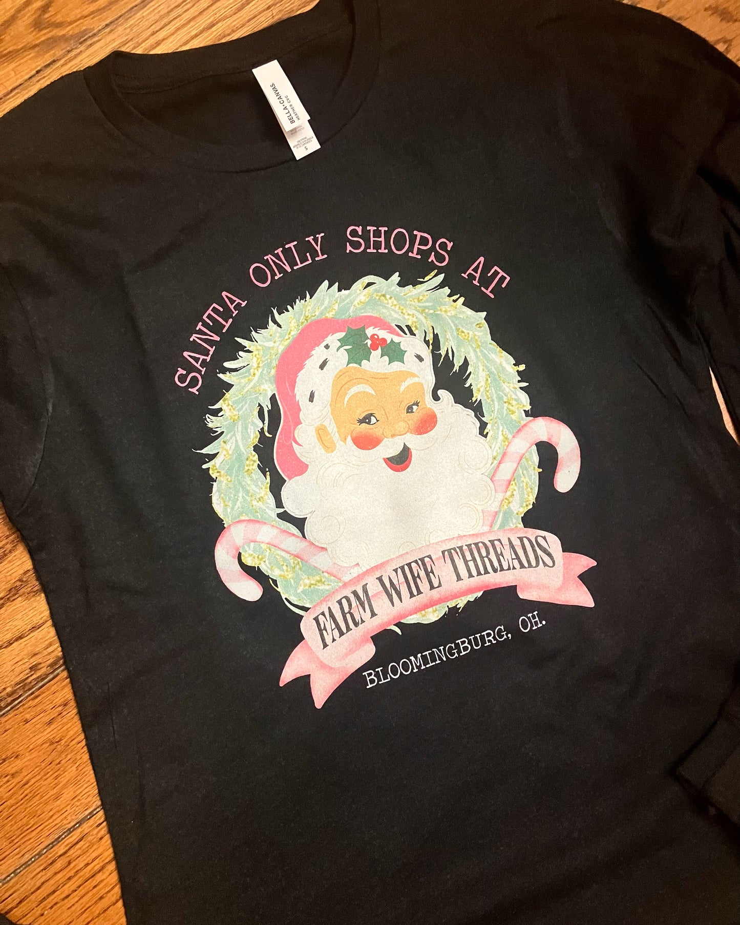 Santa Only Shops at Farm Wife Threads