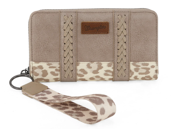 Wrangler Leopard Print Wallet