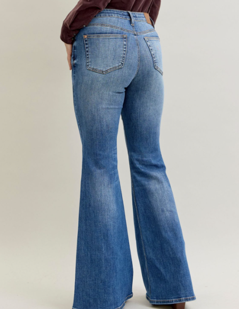 Judy Blue Jaqueline Flare with Double Angular Seam