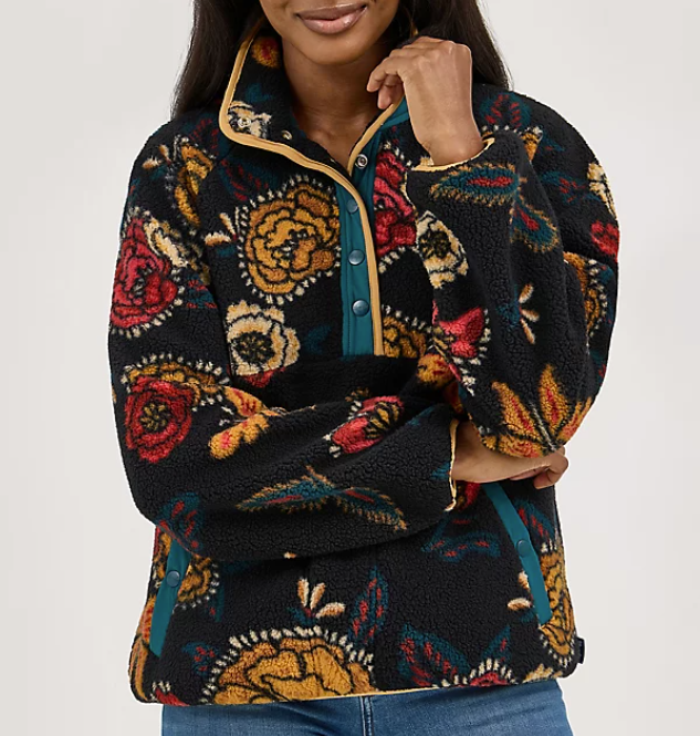 Women's Wrangler Retro® Half-Snap Sherpa Pullover