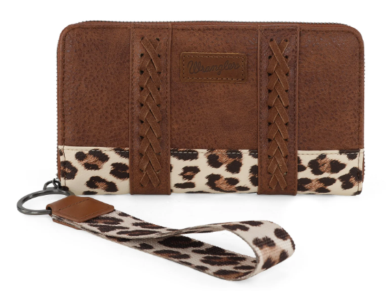 Wrangler Leopard Print Wallet