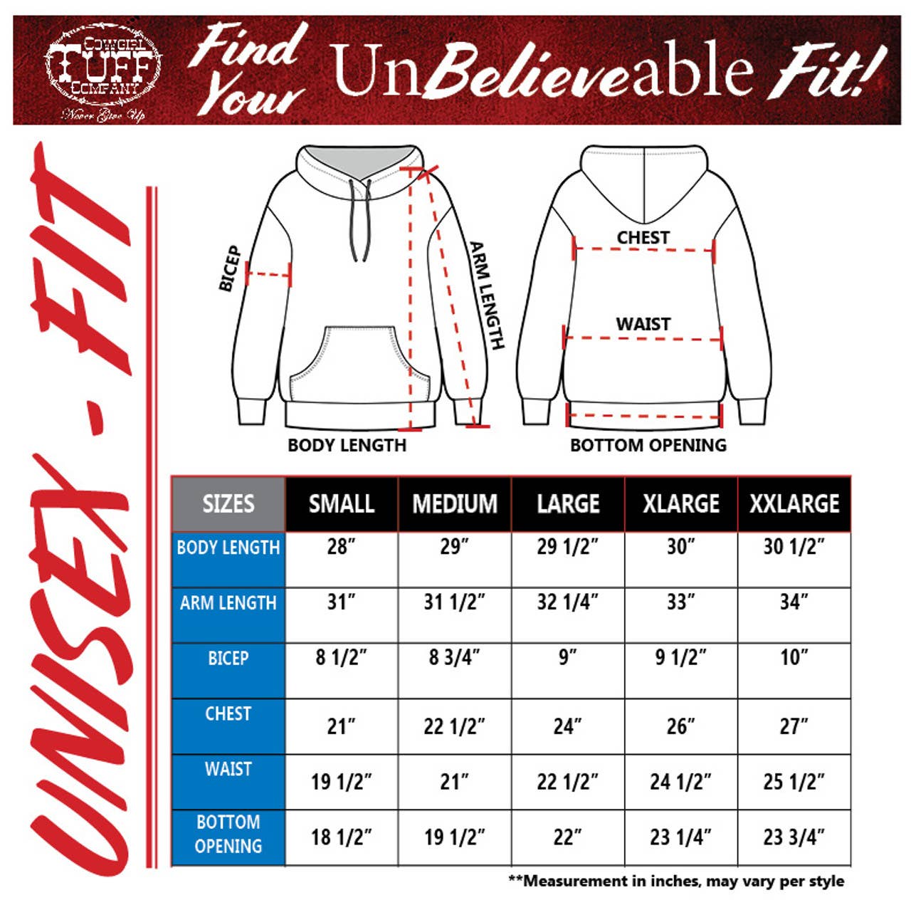 Flag Print Unisex Hooded Sweatshirt by Cowgirl Tuff