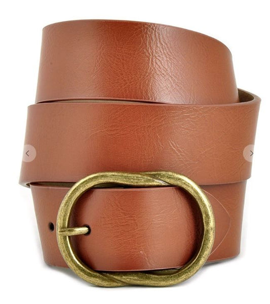 Vintage Brass Buckle Belts