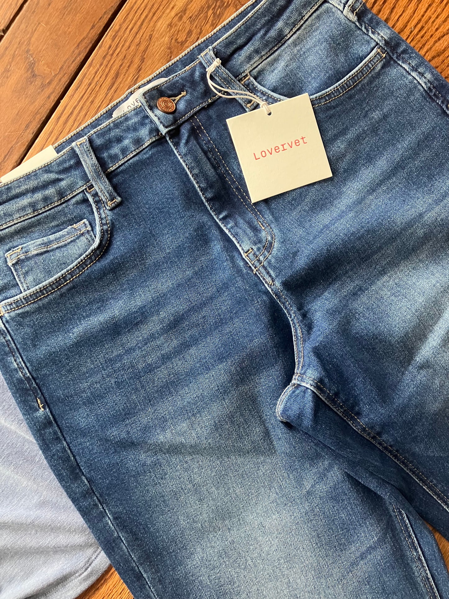 Jentry Mid Rise Full Length Flares 34" inseam