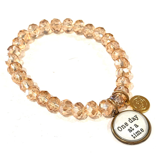 One day at a time bracelet