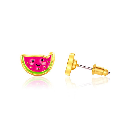 One in a Melon Cutie Stud Earrings