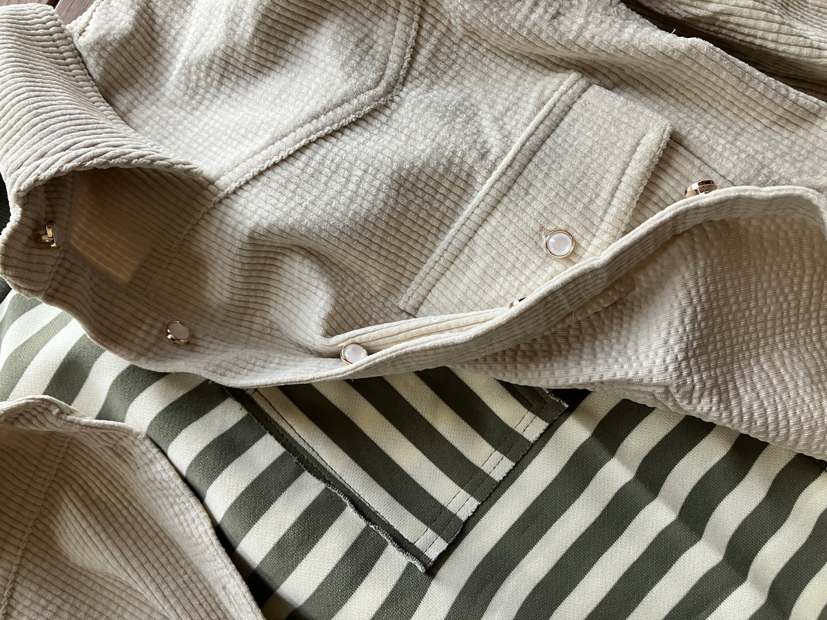 Corduroy Western Pearl Button Shirt