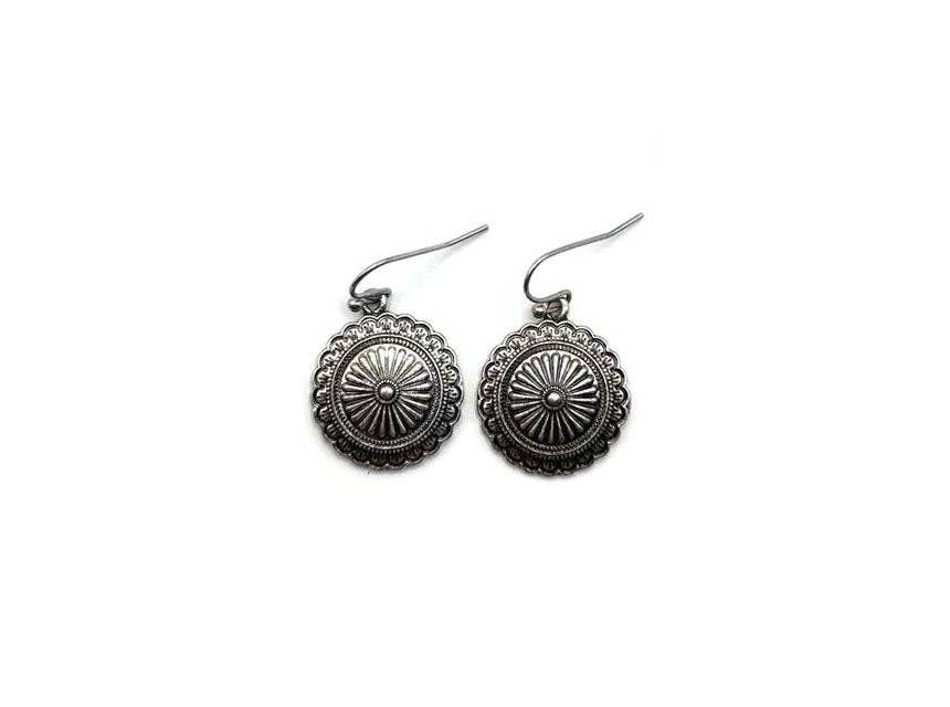 Small Concho Earring