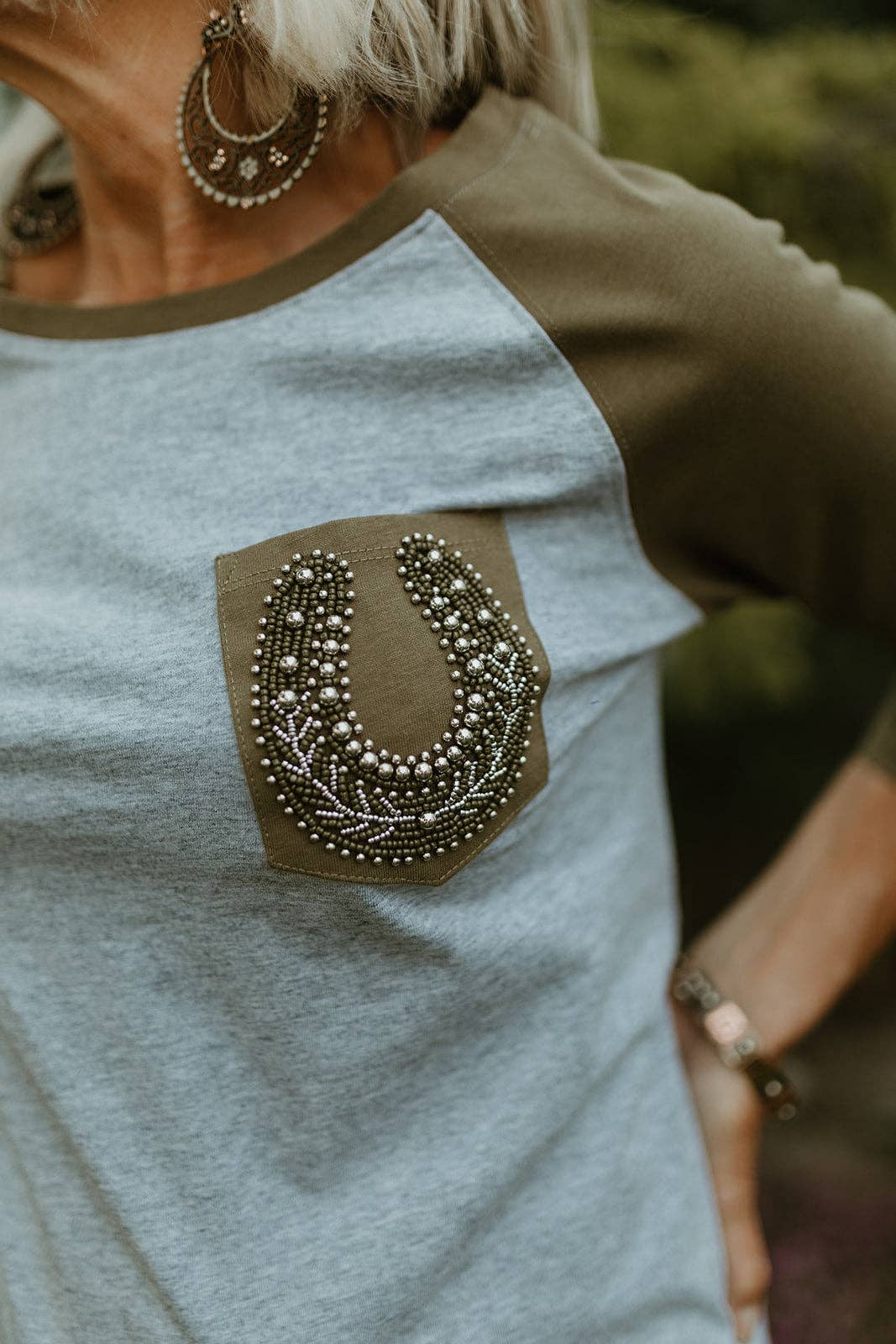 Lucky Grit Baseball Tee