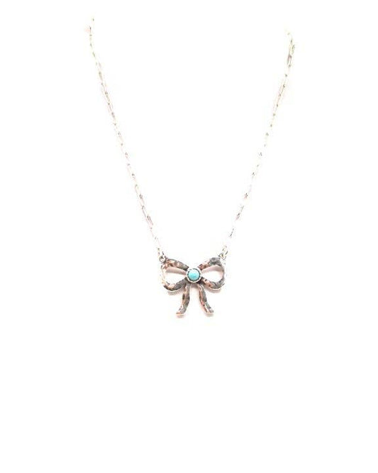 Turquoise Ribbon Necklace