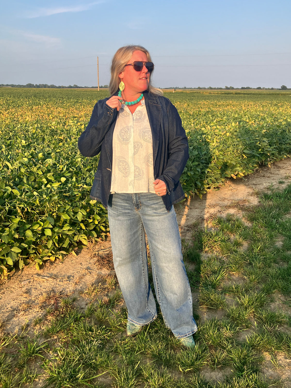 Denim Blazer - 2 Washes