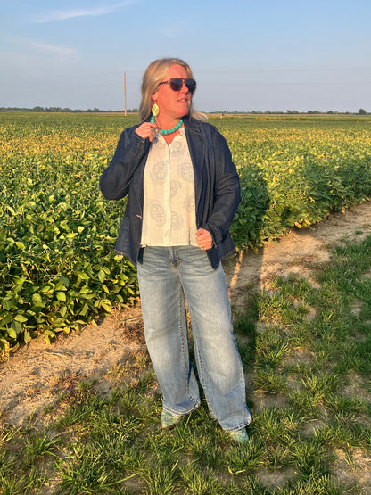 Denim Blazer - 2 Washes