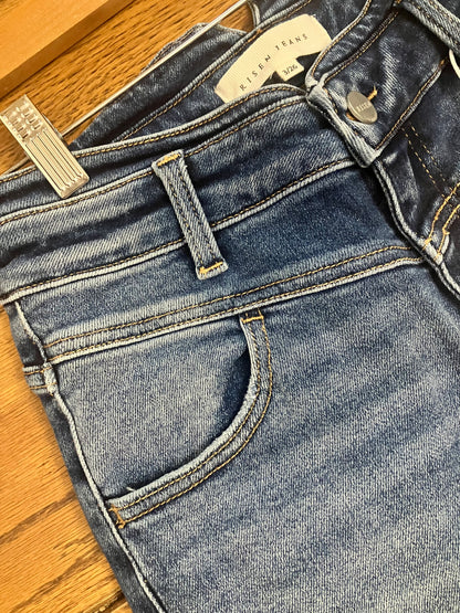 Bootcut Jeans with Detailed Yoke 34" Inseam