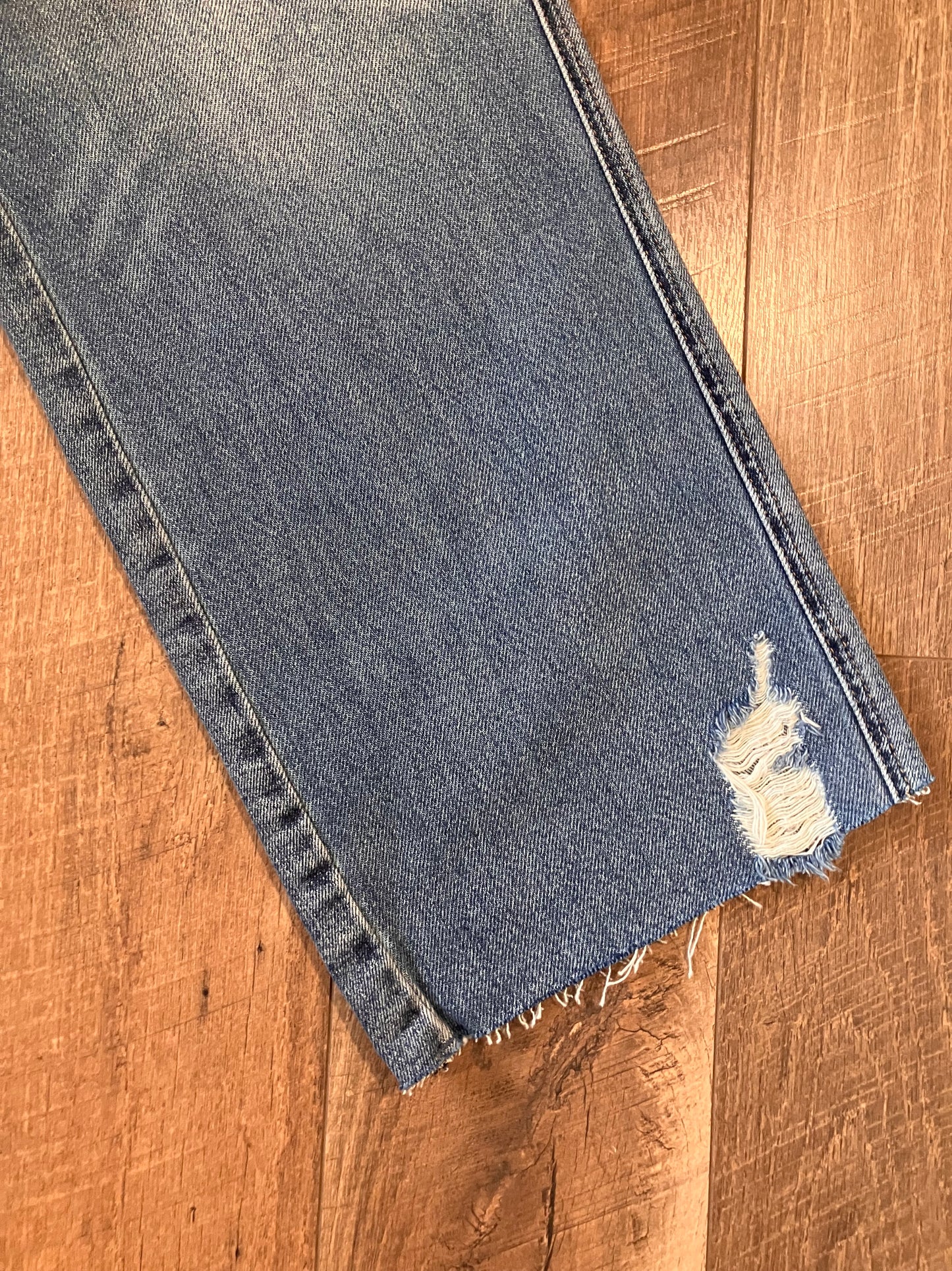 Judy Blue Rigid Magic Destroy Straight Denim Plus