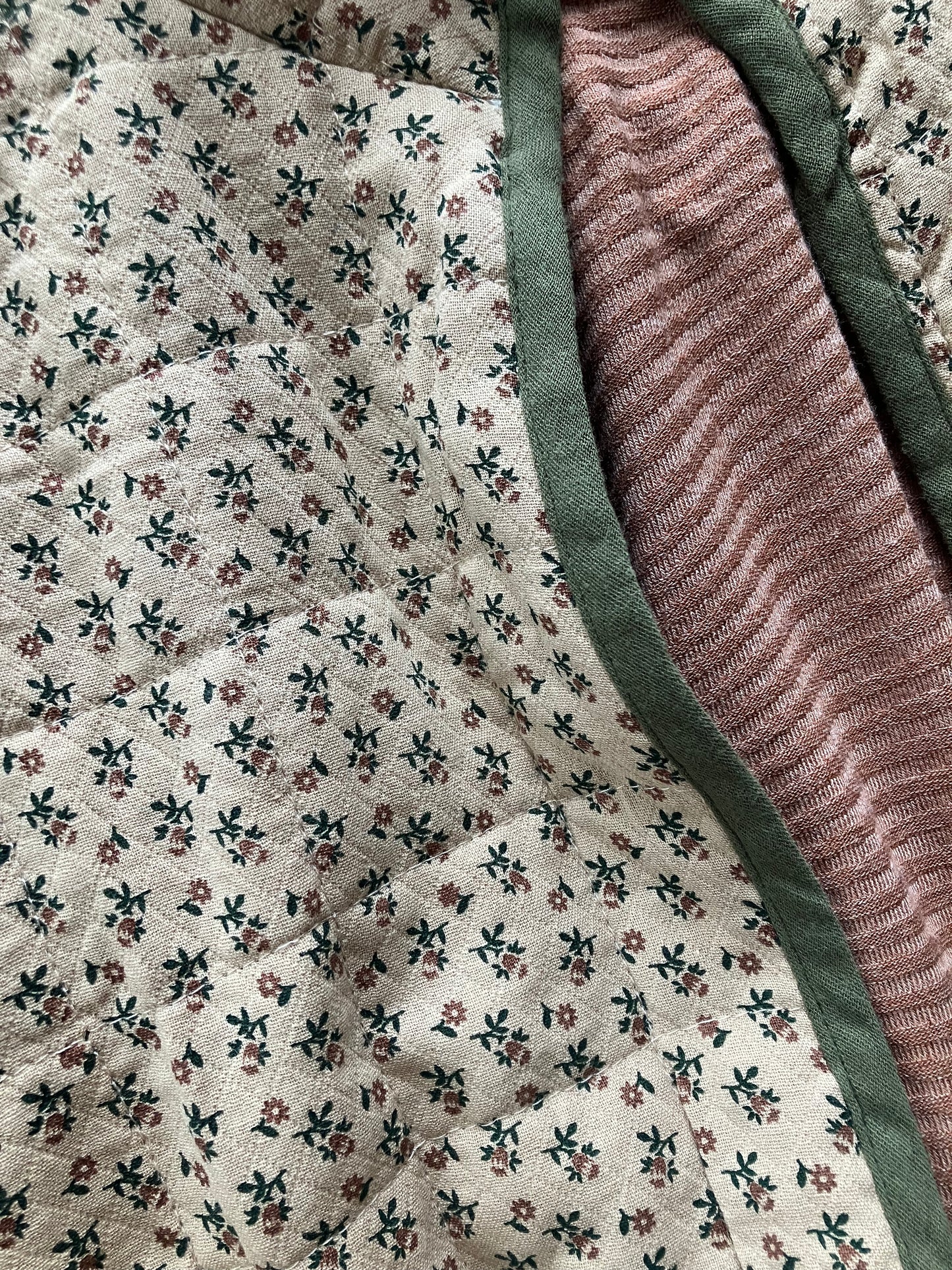 Sandy Blonde Quilted Jacket