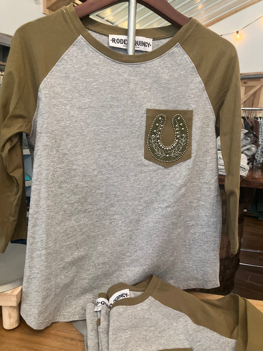 Lucky Grit Baseball Tee
