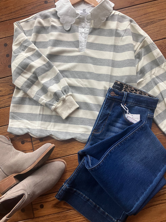 Mills Stripe Top