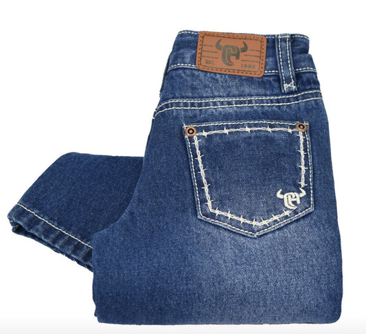 Cowboy Hardware Boys Barbed Wire Outline Jeans