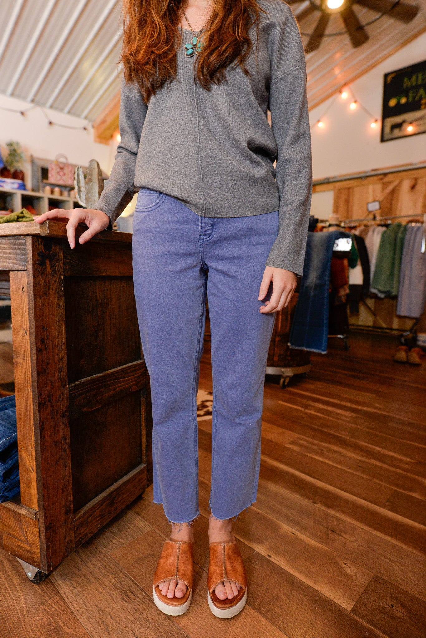 Violet Comfort Stretch Denim