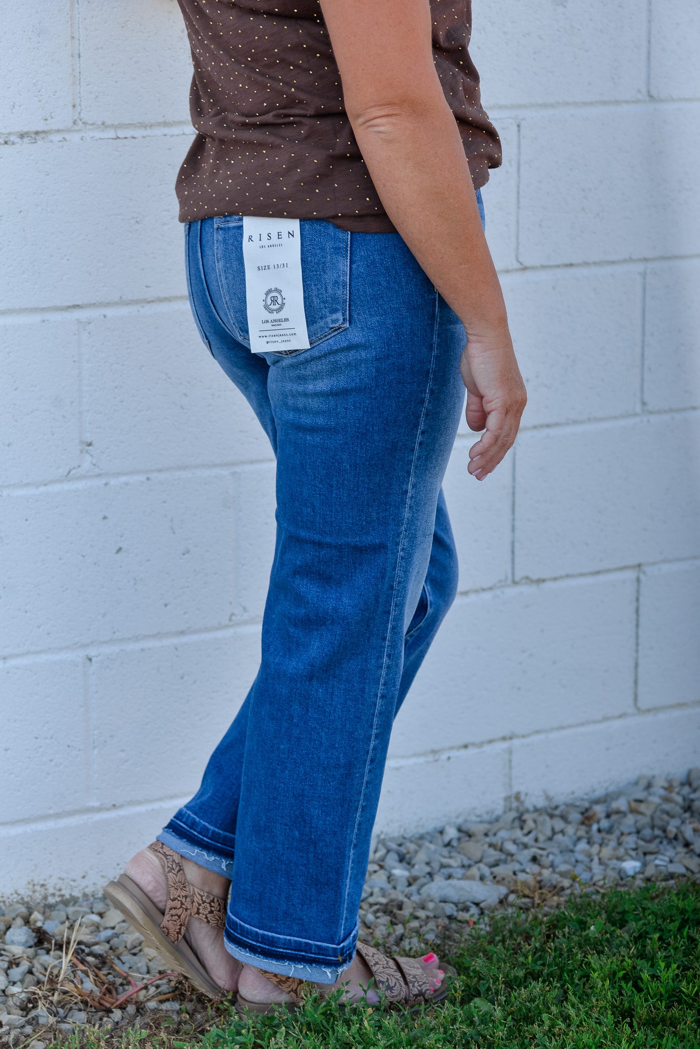Clarks Versatile Cuffed Hem Denim