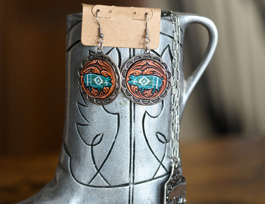 Show Pig Drop Earrings