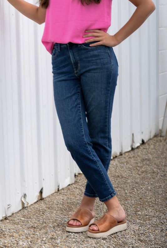 Judy Blue High Rise Cropped Denim