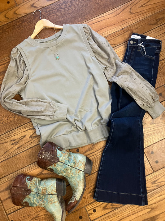 Textured Classic Top