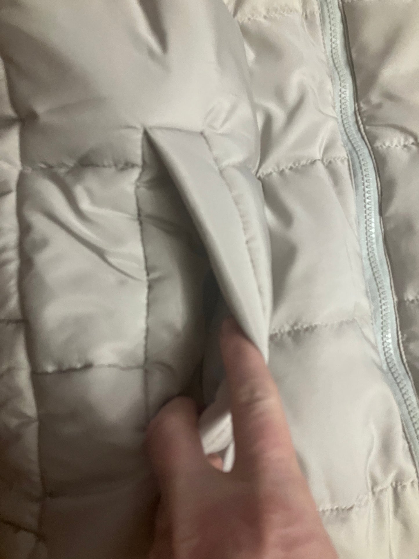 Hooded Zipper Quilted Vest S-2X