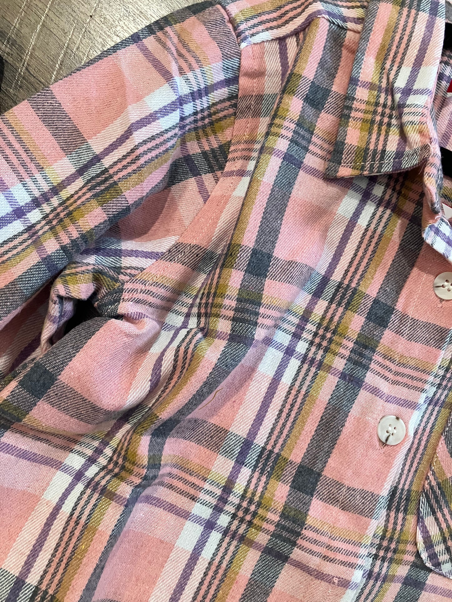 Girls Plaid Flannel Shirt