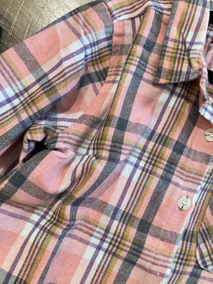 Girls Plaid Flannel Shirt