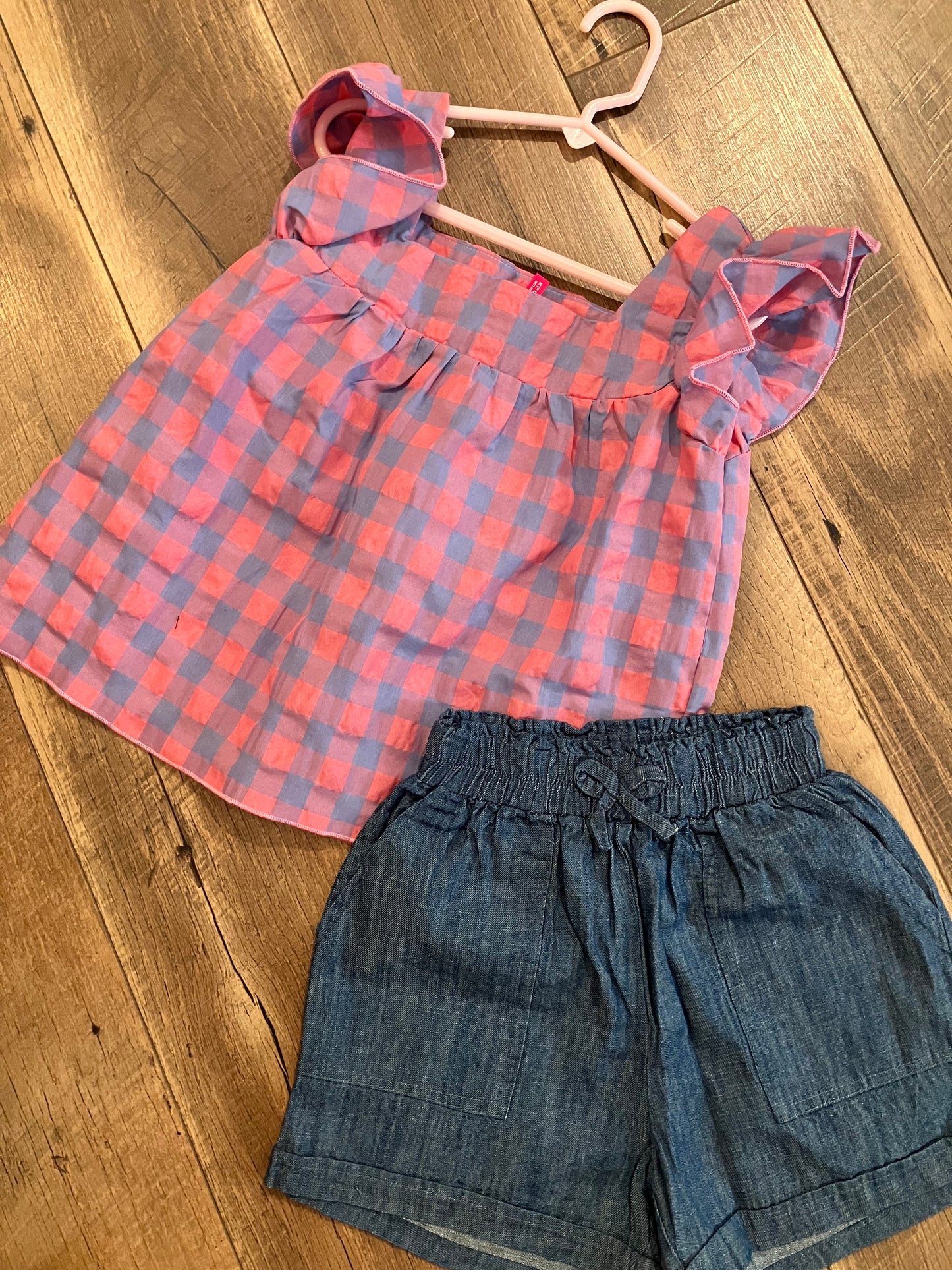 Girls Checkered Top