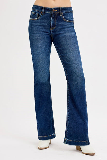Lucy Mid Rise Flares 33" inseam