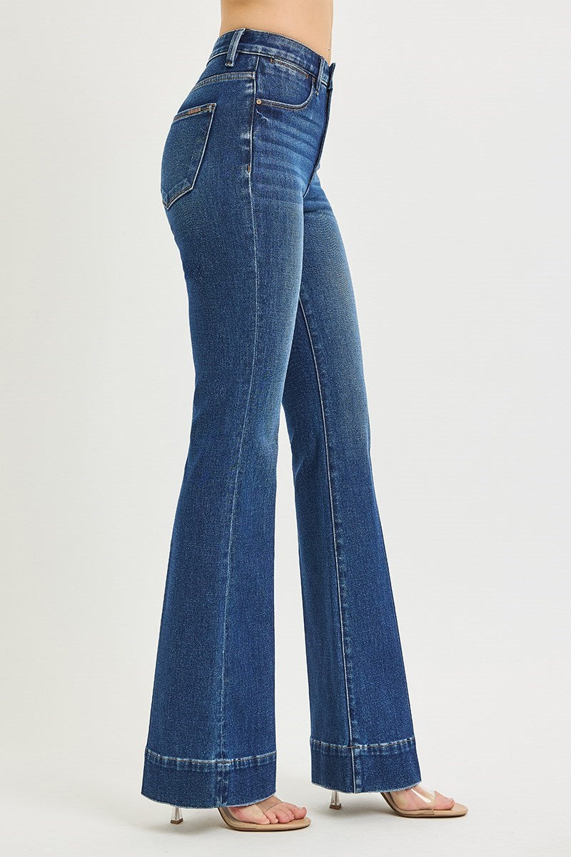 Raven High Rise Flares 33" Inseam