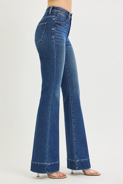 Raven High Rise Flares 33" Inseam