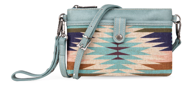 Wrangler Southwestern Art Clutch/Crossbody