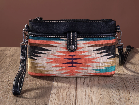 Wrangler Southwestern Art Clutch/Crossbody