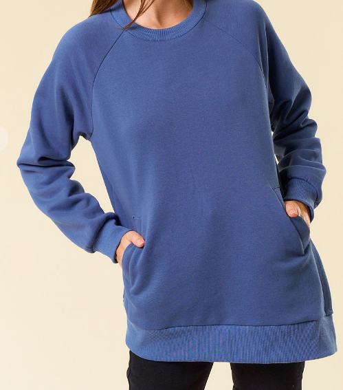 Denim Blue Sweatshirt